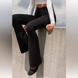 Aerie crossover flare leggings